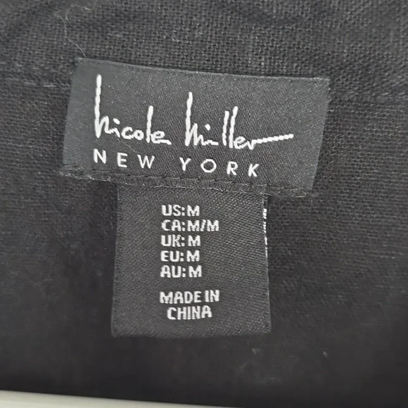 Nicole Miller Black Midi Dress - Picture 2 of 9